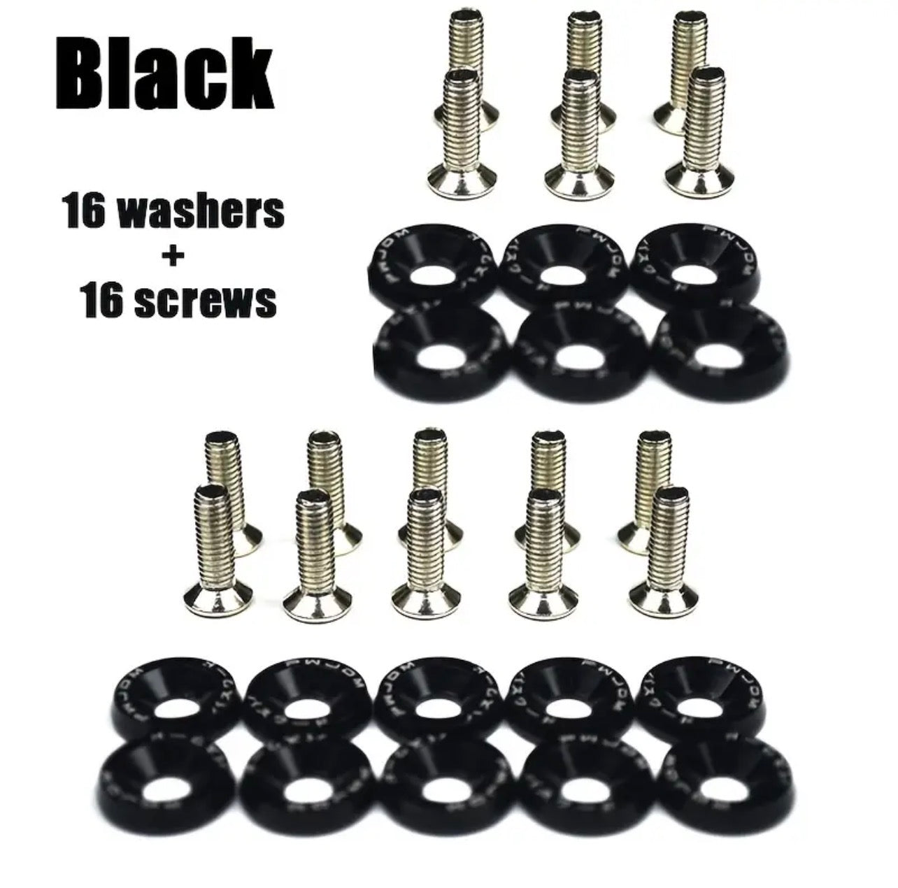 32pcs Aluminum modification screws