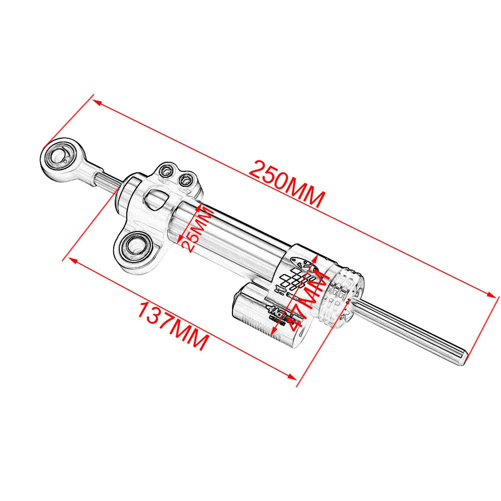 345mm 255mm steering dampner