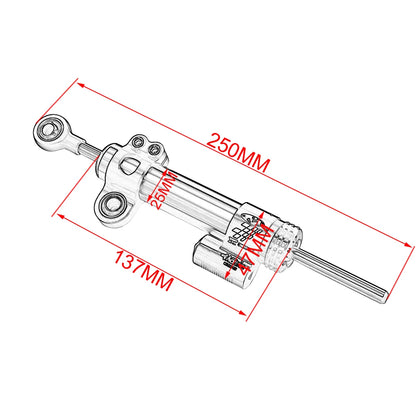 345mm 255mm steering dampner