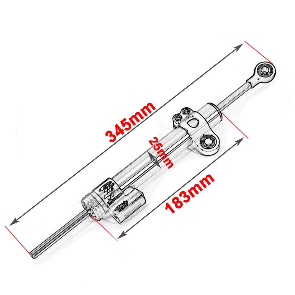 345mm 255mm steering dampner