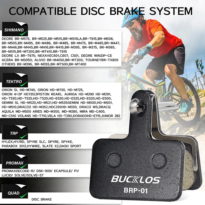 BUCKLOS Resin Brake Pads
