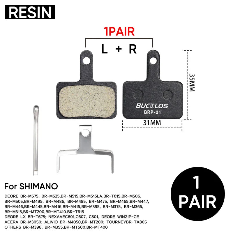 BUCKLOS Resin Brake Pads