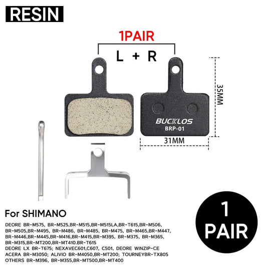 BUCKLOS Resin Brake Pads