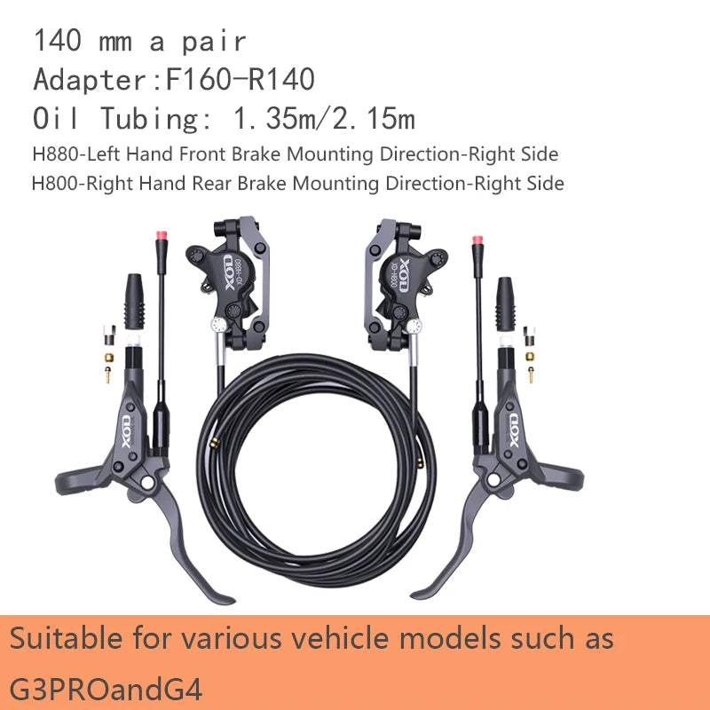 Hydraulic Disc Brakes  KuKirin G2 G2MAX G3PRO G4 G5