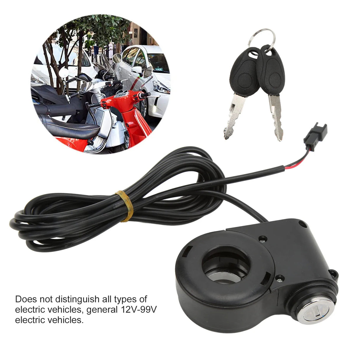 12/24/36/48V Universal  Electric Scooters lock kit